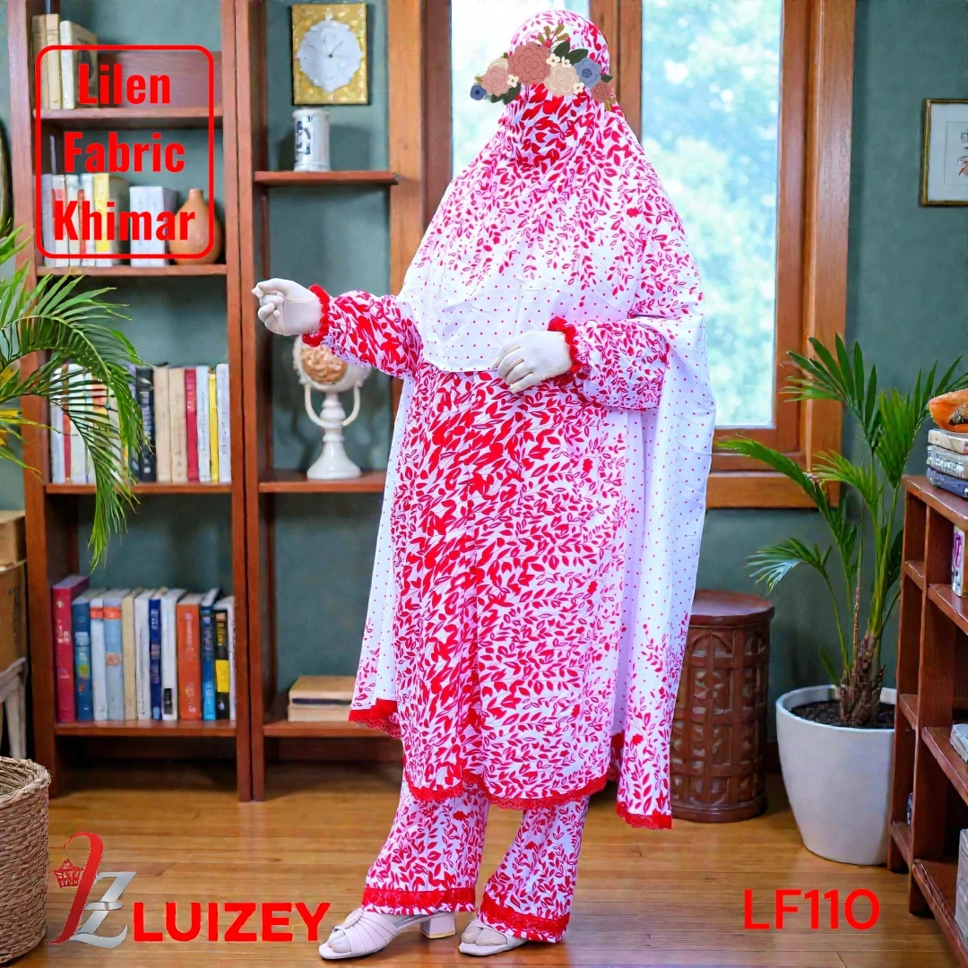 Lilen Fabric Khimar Set LF110