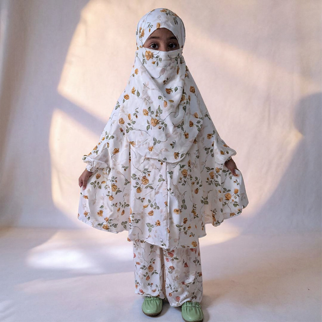 Kids Cherry Khimar Set KCKS126