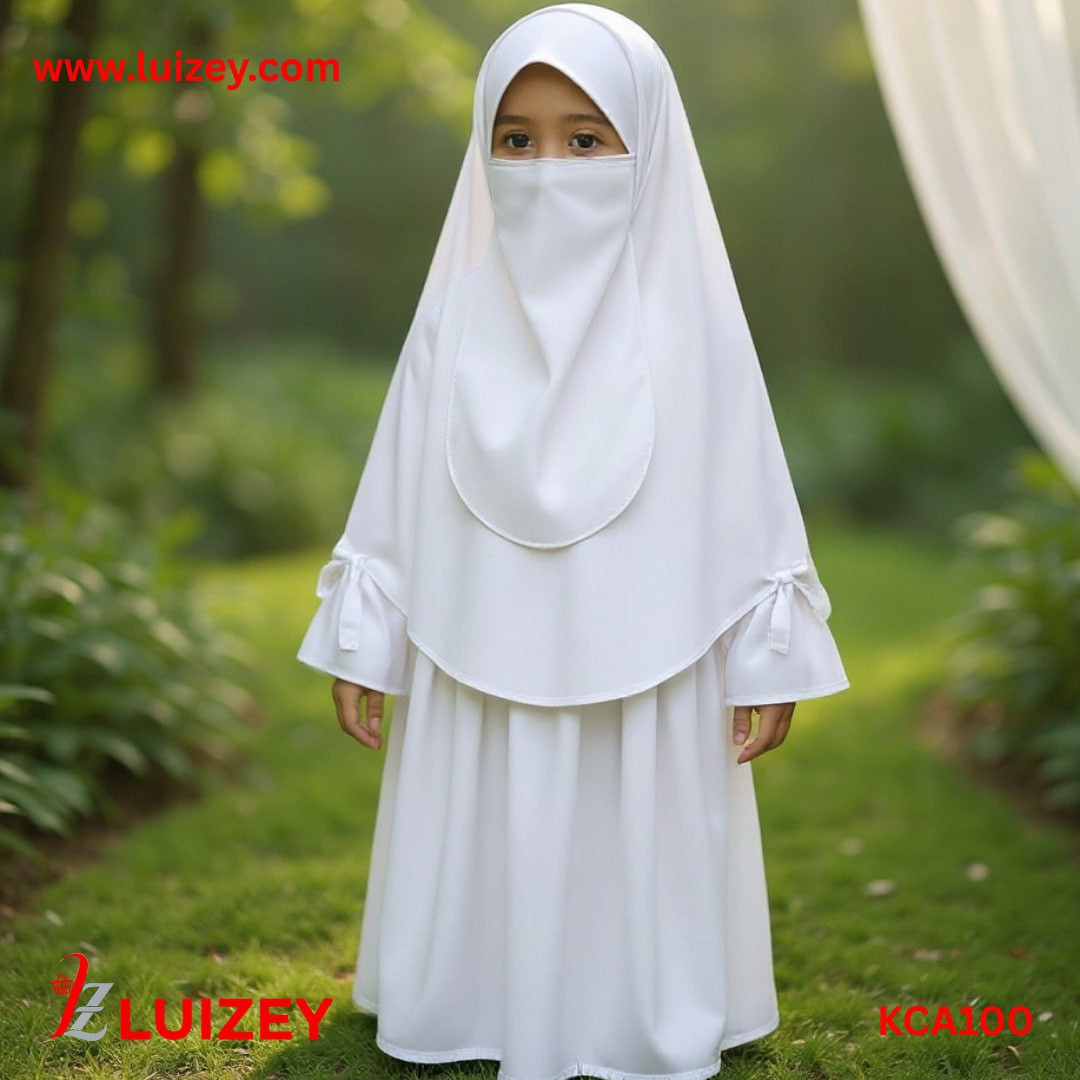 Kids Cherry Borqa with Nikab KCA100